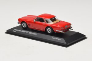 Maserati 5000 GT Allemano Rood Minichamps 1:43 437123321 Metaal — afbeelding 3 van 4