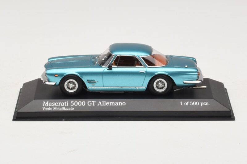 Maserati 5000 GT Allemano Verde Metallizzato Minichamps 1:43 437123320 Metaal
