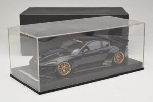 Maserati GranTurismo Liberty Walk Zwart met Gouden Velgen AB Models 1:18 MAS-LB08-C Hars — afbeelding 7 van 7