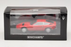 Maserati Khamsin Rood Minichamps 1:43 437123224 Metaal — afbeelding 4 van 4