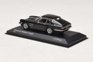 Maserati Mistral Zwart Minichamps 1:43 437123421 Metaal — afbeelding 3 van 4