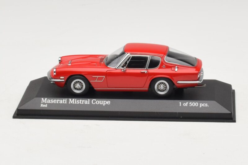 Maserati Mistral Rood Minichamps 1:43 437123424 Metaal