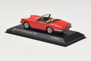 Maserati Mistral Spyder Rood Minichamps 1:43 437123430 Metaal — afbeelding 3 van 4