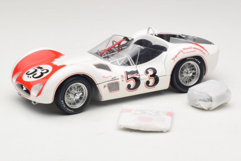 Maserati Tipo 61 #53 B. Krause Los Angeles Times Grand Prix Winner 1960 Minichamps 1:18 100601253 Metaal