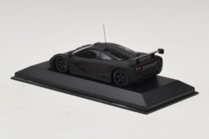 McLaren F1 GTR Prototype Mat Zwart Met Zwarte Velgen Minichamps 1:43 MCLAREN009 Metaal — afbeelding 2 van 4