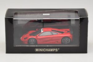 McLaren F1 GTR Prototype World Special Rood Minichamps 1:43 MCLAREN007 Metaal — afbeelding 4 van 4