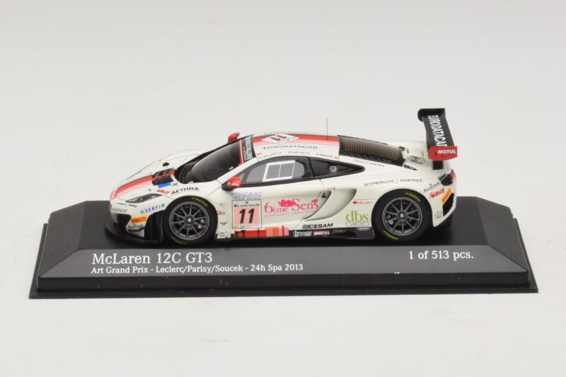 McLaren MP4-12C GT3 #11 Art Grand Prix Leclerc / Parisy 24 Hours of Spa 2013 Minichamps 1:43 McLaren MP4-12C GT3 #11 Art Grand Prix Leclerc / Parisy 24 Hours of Spa 2013 Minichamps 1:43 437131311 Metaal