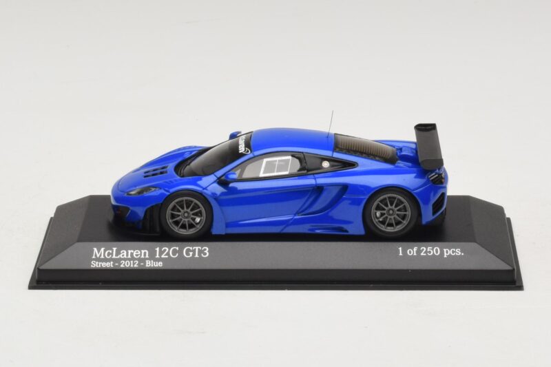 McLaren MP4-12C GT3 Street Blauw Minichamps 1:43 437121397 Metaal
