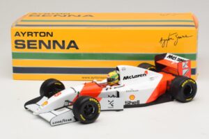 McLaren MP4/8 Ford #8 A. Senna Winner European GP 1993 Minichamps 1:18 540931818 Metaal — afbeelding 2 van 7