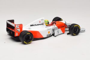McLaren MP4/8 Ford #8 A. Senna Winner European GP 1993 Minichamps 1:18 540931818 Metaal — afbeelding 6 van 7