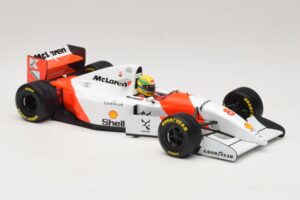 McLaren MP4/8 Ford #8 A. Senna Winner European GP 1993 Minichamps 1:18 540931818 Metaal — afbeelding 7 van 7