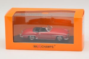 Mercedes 190 SL Rood Maxichamps 1:43 940033131-O Metaal — afbeelding 4 van 4