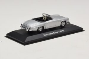 Mercedes 190 SL W121 Zilver Maxichamps 1:43 940033130 Metaal — afbeelding 2 van 4
