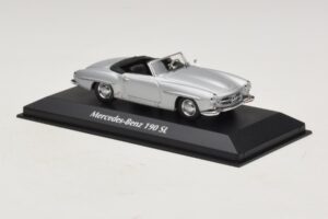Mercedes 190 SL W121 Zilver Maxichamps 1:43 940033130 Metaal — afbeelding 3 van 4