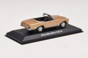 Mercedes 230 SL W113 Goud Metallic Maxichamps 1:43 940032230 Metaal — afbeelding 2 van 4