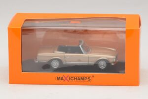 Mercedes 230 SL W113 Goud Metallic Maxichamps 1:43 940032230 Metaal — afbeelding 4 van 4