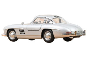 Mercedes 300 SL W198 Gullwing Zilver Norev 1:18 183857 Metaal — afbeelding 3 van 5