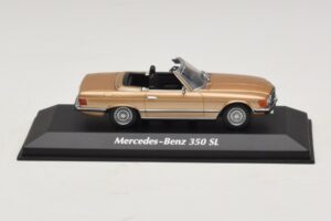 Mercedes 350 SL R107 Goud Maxichamps 1:43 940033431 Metaal