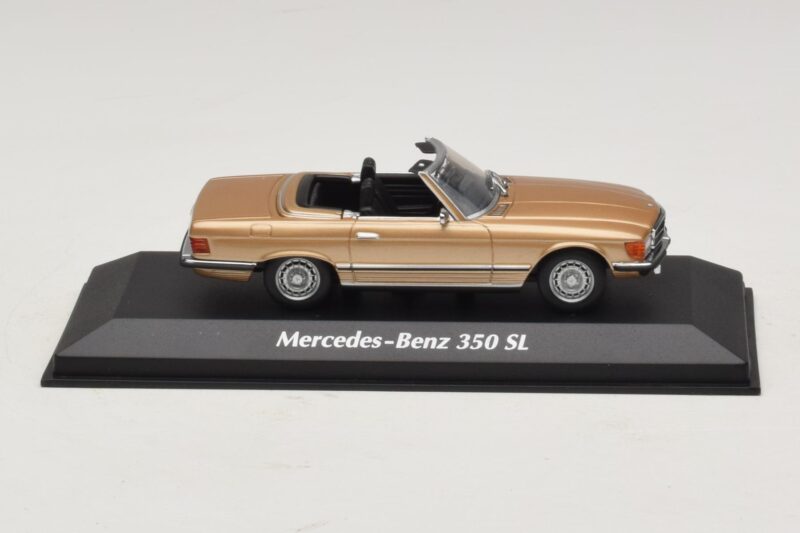 Mercedes 350 SL R107 Goud Maxichamps 1:43 940033431 Metaal
