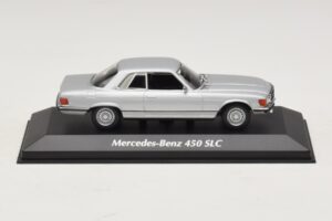 Mercedes 450 SLC C107 Zilver Maxichamps 1:43 940033421 Metaal
