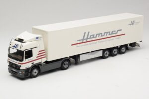 Mercedes Actros 1844LS Koffersattelzug Hammer Aachen Minichamps 1:43 499039105 Metaal