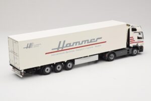 Mercedes Actros 1844LS Koffersattelzug Hammer Aachen Minichamps 1:43 499039105 Metaal — afbeelding 2 van 6