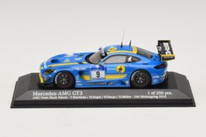 Mercedes AMG GT3 Black Falcon #9 Y. Buurman / M. Engel 24 Hours of Nurburgring 2016 Minichamps 1:43 437163009 Metaal