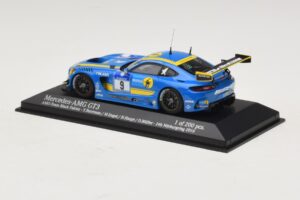 Mercedes AMG GT3 Black Falcon #9 Y. Buurman / M. Engel 24 Hours of Nurburgring 2016 Minichamps 1:43 437163009 Metaal — afbeelding 3 van 5
