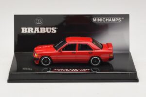 Mercedes Brabus 3.6S 190E W201 Rood Minichamps 1:43 437032600 Metaal