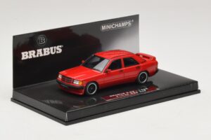Mercedes Brabus 3.6S 190E W201 Rood Minichamps 1:43 437032600 Metaal — afbeelding 2 van 5