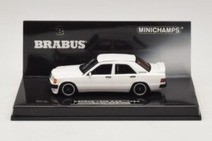 Mercedes Brabus 3.6S 190E W201 Wit Minichamps 1:43 437032602 Metaal