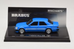 Mercedes Brabus 6.5 500E W124 Blauw Minichamps 1:43 437032502 Metaal