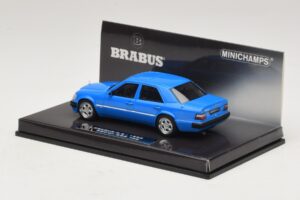 Mercedes Brabus 6.5 500E W124 Blauw Minichamps 1:43 437032502 Metaal — afbeelding 3 van 5