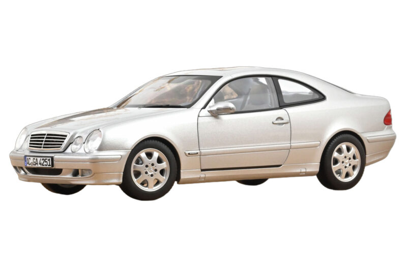 Mercedes CLK C208 Brilliant Silver Norev 1:18 Mercedes CLK C208 Brilliant Silver Norev 1:18 183335 Metaal