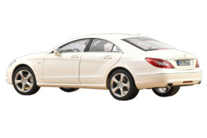 Mercedes CLS C218 Coupé Brilliant White Metallic Norev 1:18 183943 Metaal — afbeelding 3 van 3