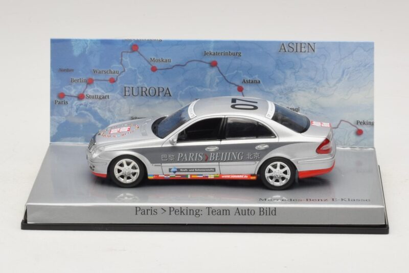 Mercedes E-Class #7 Team Auto Bild Rally Paris-Peking 2007 Minichamps 1:43 B66962263 Metaal