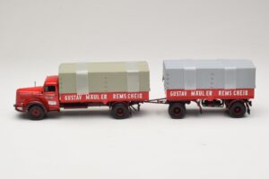 Mercedes L315 Pritschenzug Gustav Mauler Minichamps 1:43 499034720 Metaal — afbeelding 3 van 6