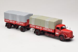 Mercedes L315 Pritschenzug Gustav Mauler Minichamps 1:43 499034720 Metaal — afbeelding 4 van 6