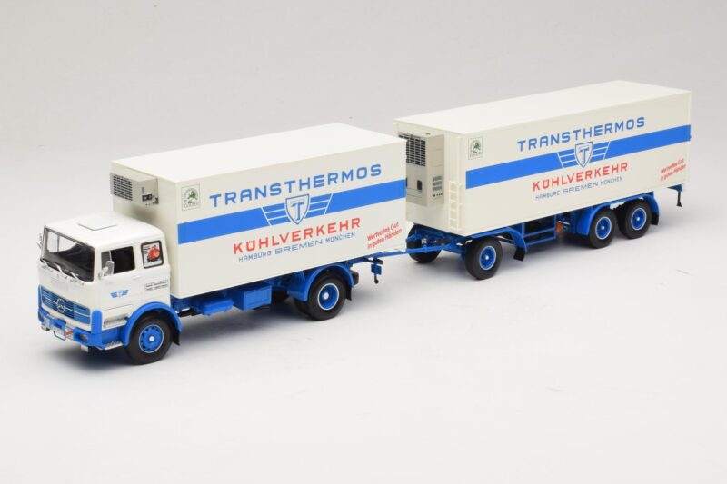 Mercedes LP1624 Kühlzug Transthermos Minichamps 1:43 499034840 Metaal