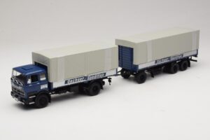 Mercedes LP1624 Pritschenzug Dachser Minichamps 1:43 499034821 Metaal