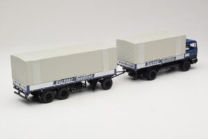 Mercedes LP1624 Pritschenzug Dachser Minichamps 1:43 499034821 Metaal — afbeelding 2 van 6