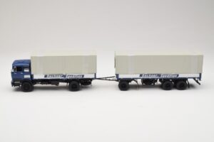 Mercedes LP1624 Pritschenzug Dachser Minichamps 1:43 499034821 Metaal — afbeelding 3 van 6