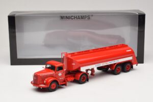 Mercedes LS315 Tanksattelzug Esso Minichamps 1:43 499034770 Metaal — afbeelding 6 van 6