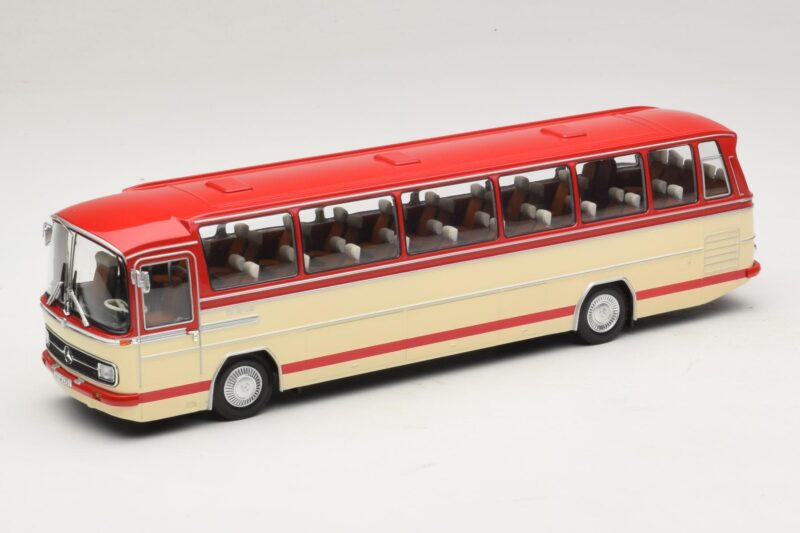Mercedes O 302 Rood Crème Minichamps 1:43 439035190 Metaal