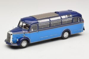 Mercedes O 3500 Bus Lichtblauw Donkerblauw Minichamps 1:43 439360011 Metaal