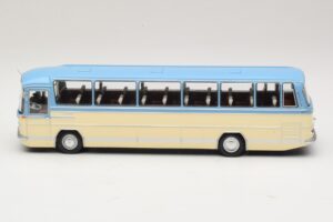 Mercedes O302 Blauw Crème Minichamps 1:43 439035181 Metaal — afbeelding 3 van 6