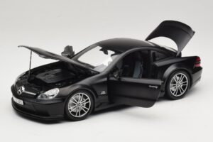 Mercedes SL65 AMG R230 Black Series Matt Black Minichamps 1:18 100038121 Metaal — afbeelding 2 van 8