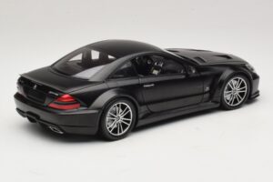 Mercedes SL65 AMG R230 Black Series Matt Black Minichamps 1:18 100038121 Metaal — afbeelding 3 van 8