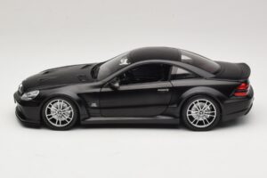 Mercedes SL65 AMG R230 Black Series Matt Black Minichamps 1:18 100038121 Metaal — afbeelding 4 van 8