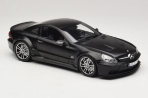 Mercedes SL65 AMG R230 Black Series Matt Black Minichamps 1:18 100038121 Metaal — afbeelding 6 van 8